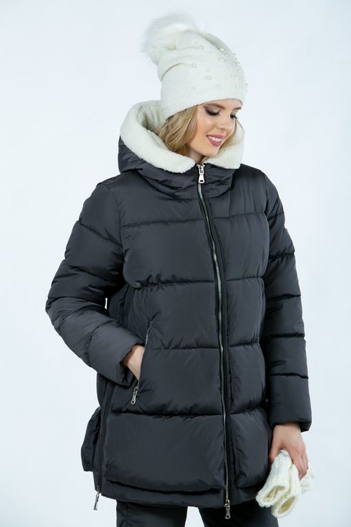 Куртка зимняя из плащевой ткани  на синтепухе - А+б коллекция фото 10