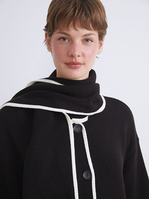 Atk?l? Oversize Kad?n Triko H?rka