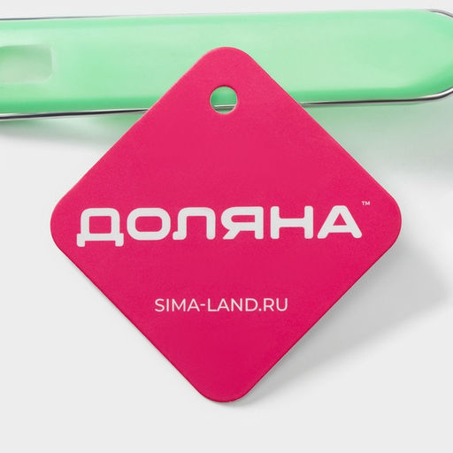Сито с ручкой Доляна Хозяюшка, d=12 см, цвет зелёный  фото 5