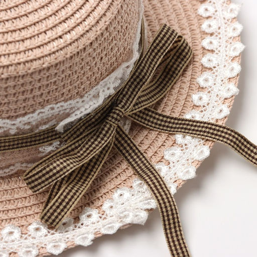 Шляпа для девочки MINAKU «Леди», розовая, размер 52