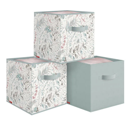 VAL BT-BOX-KSK Короба стеллажные, без крышки, 31*31*31 см, набор 3 шт., BOTANIC, шт