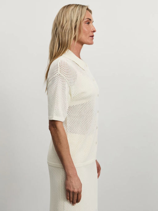 Вязаный кардиган на пуговицах из вискозы / Zarina  фото 5