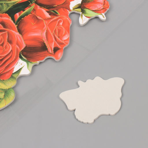 Наклейка интерьерная Пионовидные розы, пластик, 40?31 см