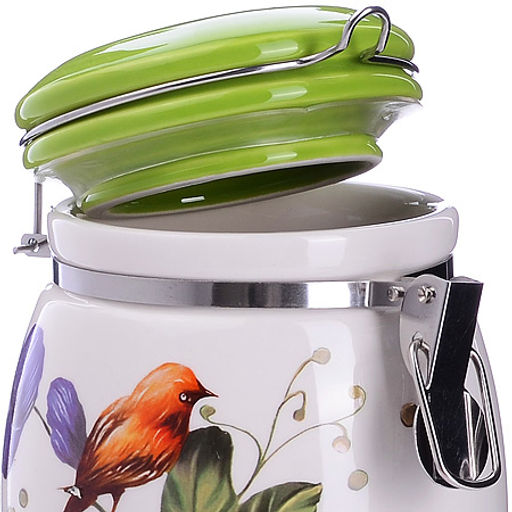 26606 Банка для сыпучих 930 мл Птичка дол/металл LR (х24) - Mayer&boch фото 3