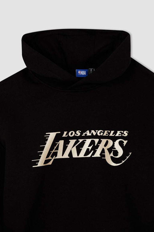 DeFactoFit Толстовка комфортного кроя с капюшоном NBA Los Angeles Lakers  фото 8