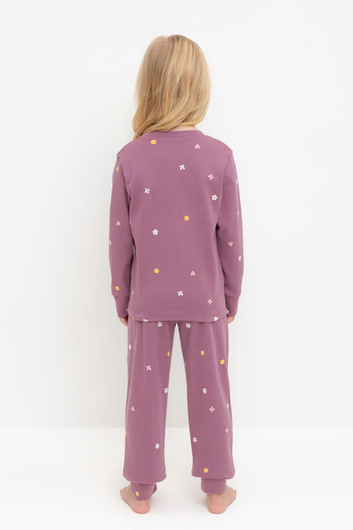 Crockid _ К 1621/темная орхидея,полянка пижама дет  фото 3