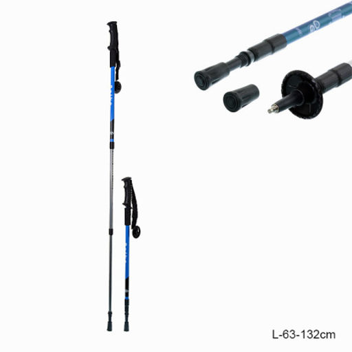 Палки для скандинавской ходьбы / C-101 /уп 5/30/синие - Галеонтрейд фото 2