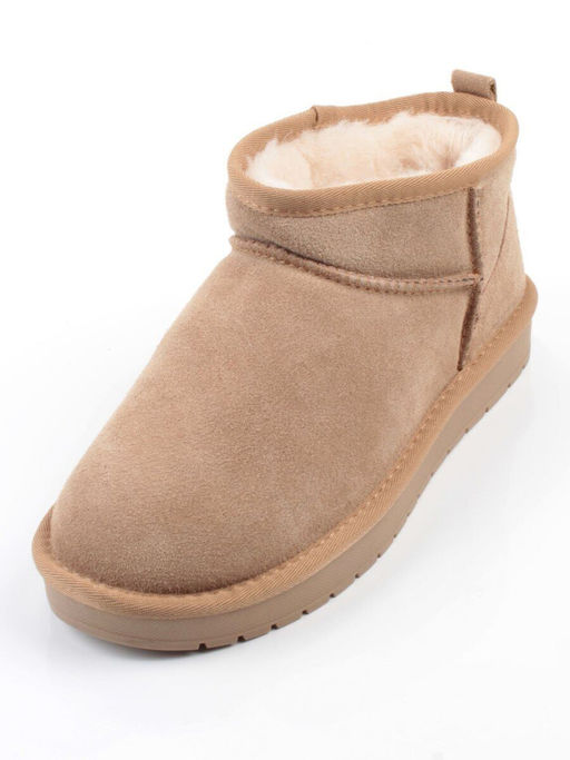 PF8300-3 BEIGE Угги женские (натуральная замша, 100% шерсть)