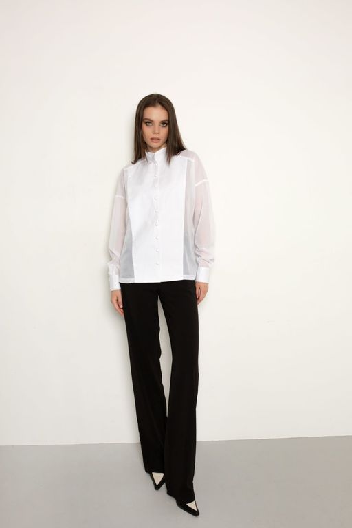 Блуза AURA 2053-176 белый  фото 2