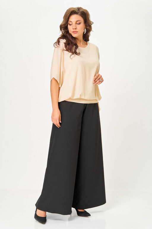 Костюм Anastasia Mak 1287 черный+бежевый фото 4