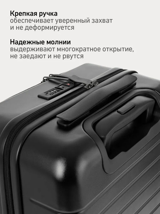 Чемодан для ручной клади JOGEL ESSENTIAL Carry on Spinner, черный фото 29
