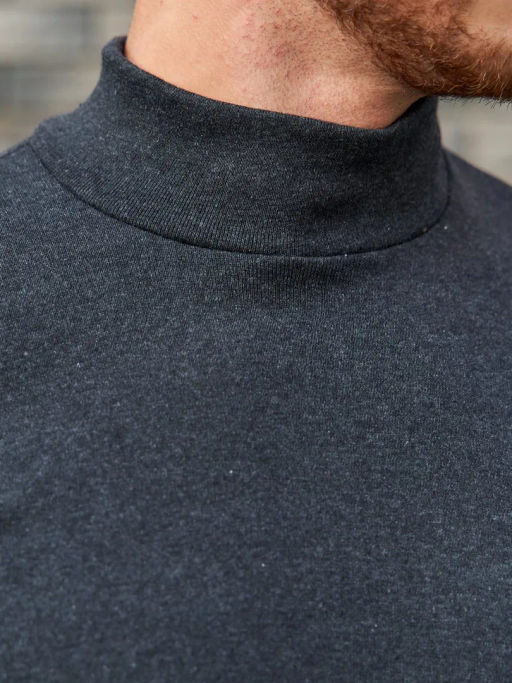 Водолазка мужская_М85/темно-серый
