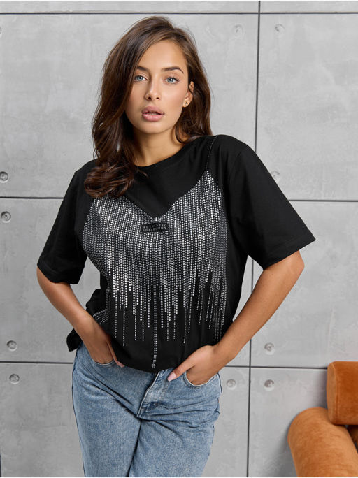 Футболка "Топ" черный женская