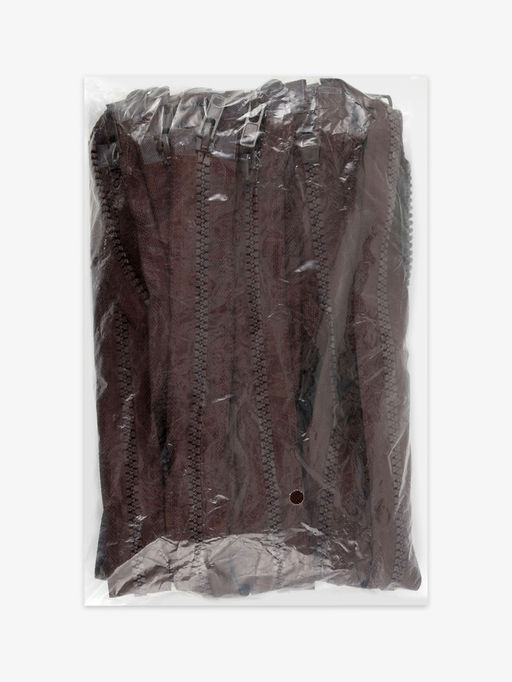 Цена за 10 шт. Молния «Трактор», №8, разъёмная, 2 замка, замки автомат, 120 см, коричневая