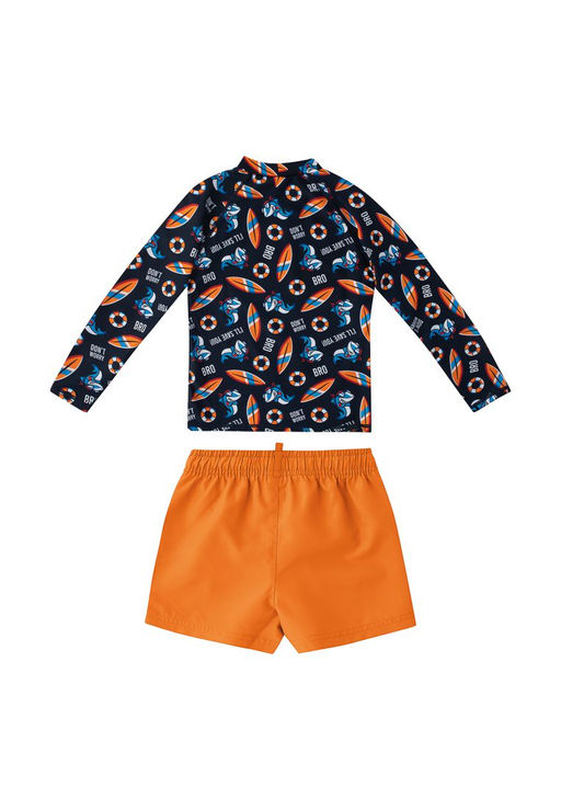 Костюм купальный (джемпер купальный + шорты купальные) д/мал. Арти