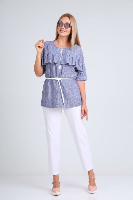 Костюм Gamma & Gracia 472 белый голубой  фото 4