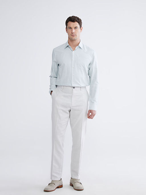 Ekose Desenli Regular Fit Erkek G?mlek