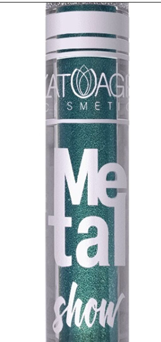 Latuage Тени для век жидкие "Metal show" №719 тёмно зелёный