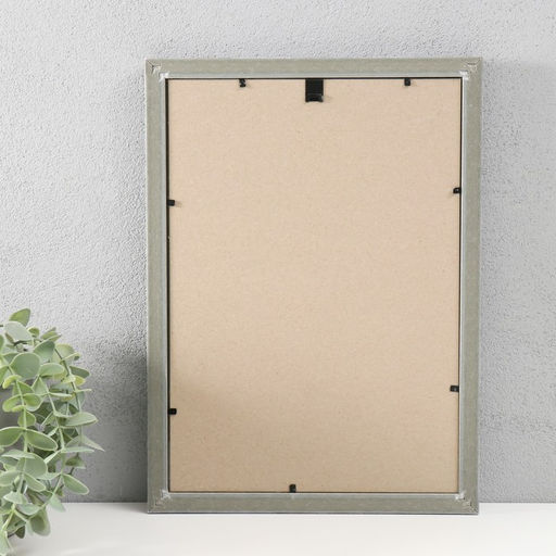 Фоторамка для фото 21×30 см Keep memories «Винтаж», пластик, морозное серебро, (пластиковый экран)