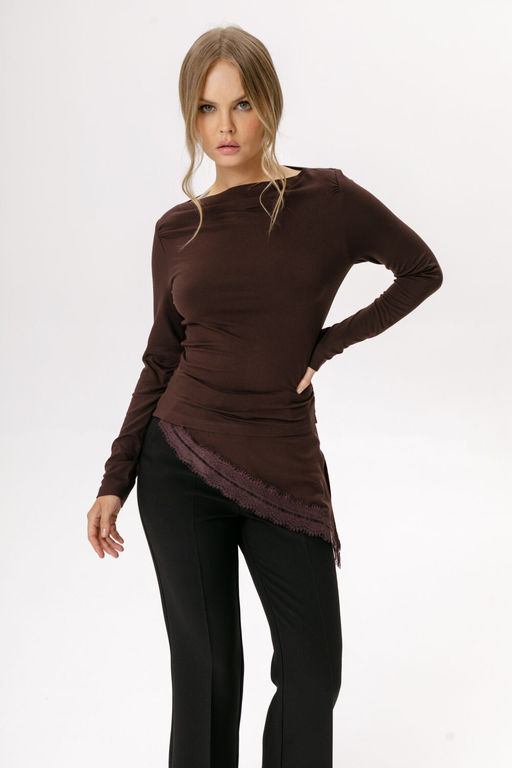 Джемпер Pirs 6571 коричневый