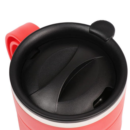 Термокружка Мама босс, 450 мл, сохраняет тепло 2 ч, красная