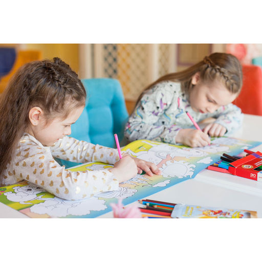 Раскраска длинная Принцессы и друзья - Буква-ленд фото 7