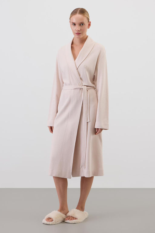 Е 50029/бежевый халат жен