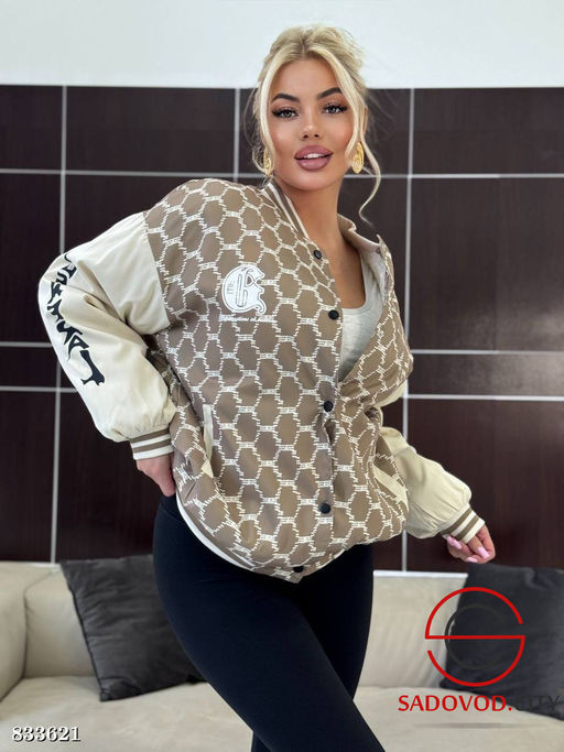 Бомбер с надписью женский - Bruno фото 5