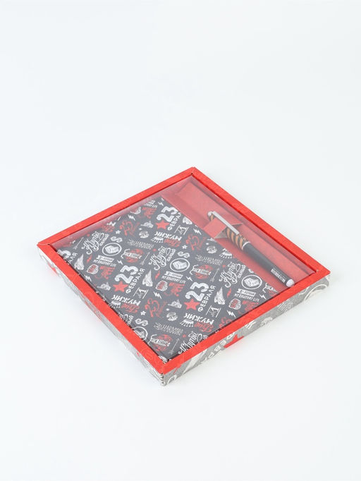 Подарочный набор 23 февраля, ежедневник А5, 80 л в твердой обложке и ручка - Artfox фото 2