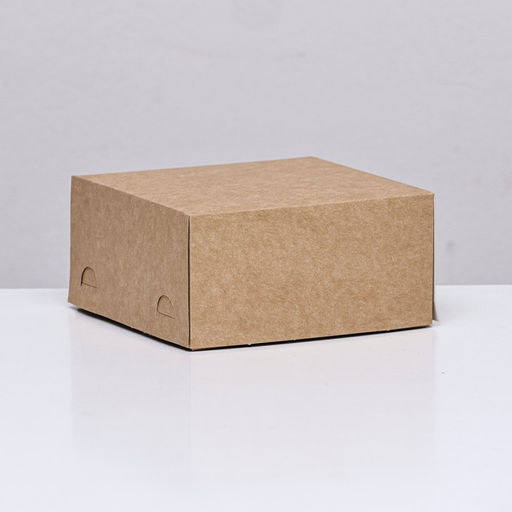 Цена за 10 шт. Коробка для торта 13,5 х 13,5 х 6,8 см - Simaland фото 2