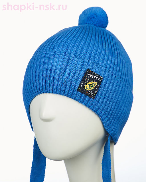 02-62-E Шапка для мальчика флис (50-52)