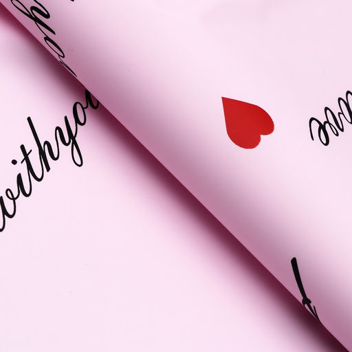 Цена за 20 шт. Пленка для цветов матовая, Цветы с каймой, 58х58см, сиреневый - UPAK LAND фото 2