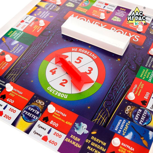 Настольная экономическая игра Монополия Магические приключения - Лас играс kids фото 2
