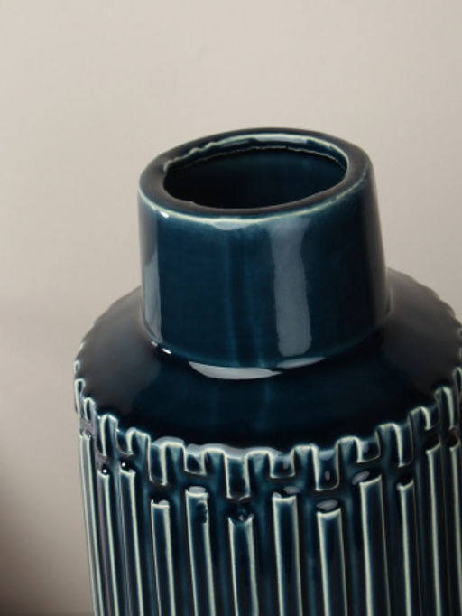 Ваза 38 см черная / WRF-196 /уп 6/в индивидуальной упаковке - Галеонтрейд фото 3