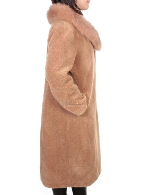 37235 BROWN Шуба женская искусственная Yi Ge - Fashion фото 3