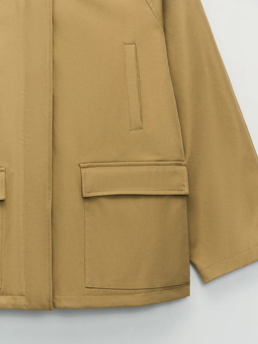 Куртка оверсайз с акцентным воротником ZR2604102209-63 / Zarina  фото 13