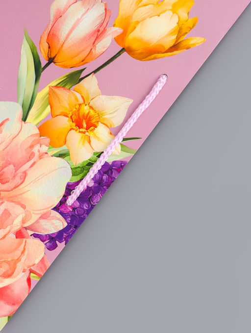 Цена за 2 шт. Пакет подарочный ламинированный вертикальный Палитра лепестков, 33?42.5?10 см