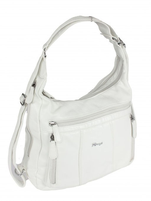 Сумка женская искусственная кожа Guecca-RY 116 (рюкзак-change), 2отд, белый SALE 264960 - Adelia фото 5