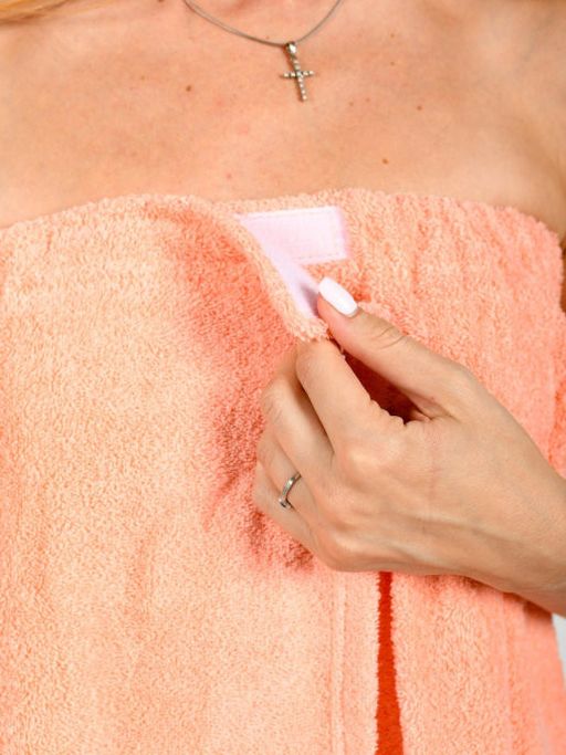 Полотенце для бани и сауны махровое женское - Ашматекс фото 18