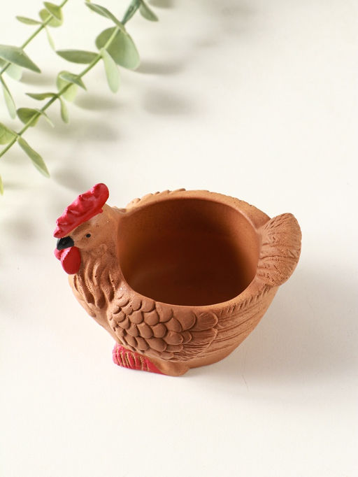 Подставка для мелочей Курица 8?9?6 см, мультиколор, гипс