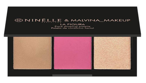 Палетка для контурирования лица LA FIGURA NINELLE & MALVINA №511 теплая коррекция