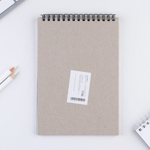 Блокнот А5, 40 л. на гребне в клетку «23 февраля»