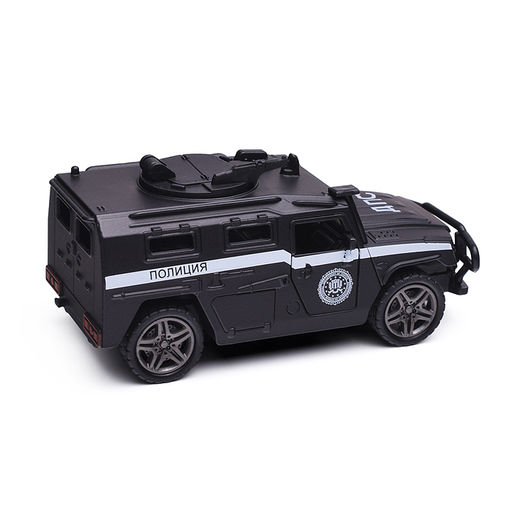 Инерционная машинка Служебный Джип die-cast,1:32, открывающиеся двери