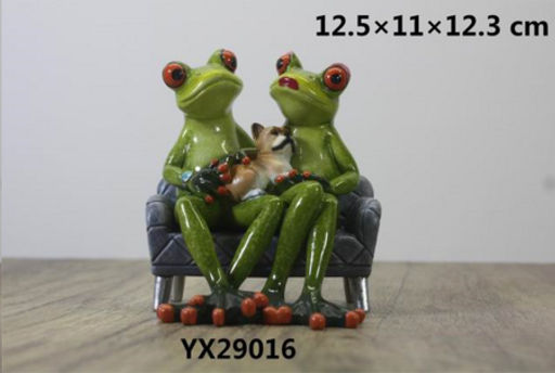 Фигурка Лягушка с собакой 12 см / YX29016 /уп 12/ - Галеонтрейд фото 2