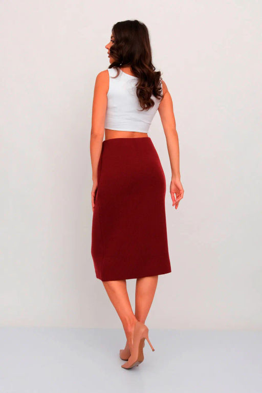 ЗЛАТА Юбка И 010/св.бордо