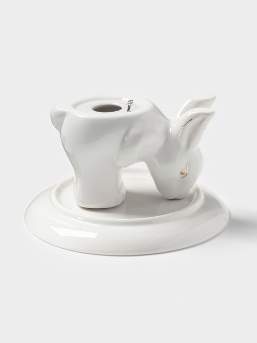 Блюдо для десертов Доляна «Зайка в золотом», 16×9.5 см