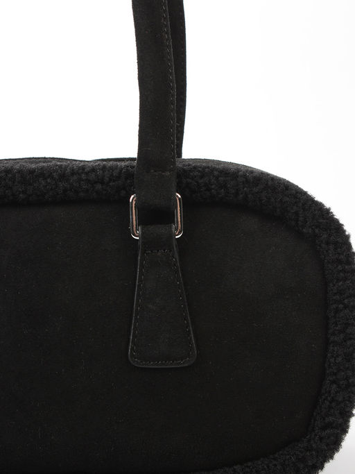 LACCOMA сумка P5821-1-черный эко кожа, искуственный мех полиэстер фото 4