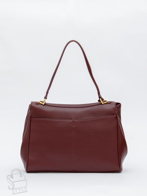 Сумка женская кожаная 2094YJ wine red Polina&Eiterou