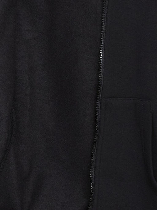 Kap??onlu Erkek ?ocuk Kal?n Fermuarl? Sweatshirt