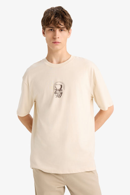 %100 Pamuk Boxy Fit Bask_l_ Ti__rt - Defacto фото 3